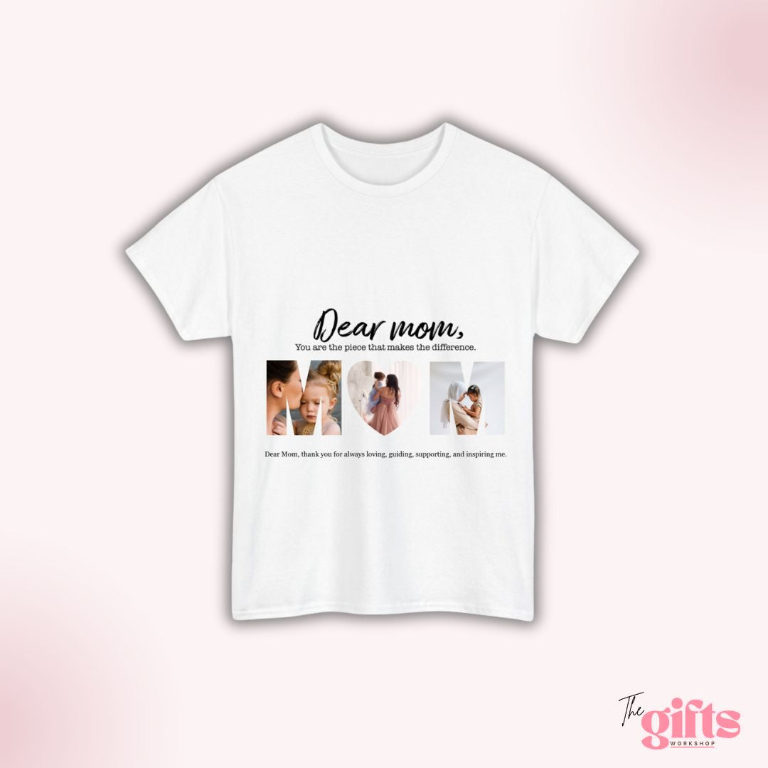 Mom T-shirt with heartfelt quotes.