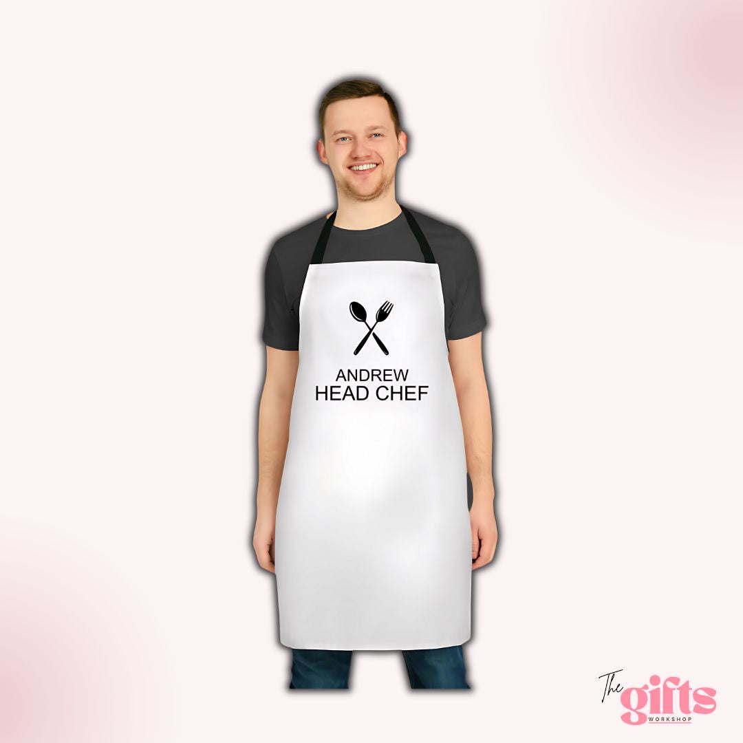 Andrew Head Chef personalized apron.