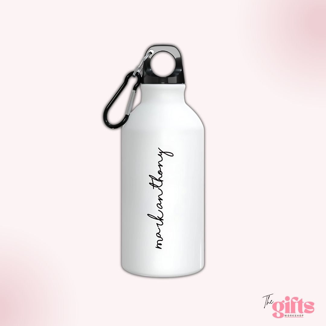 White water bottle 'markanthony' from The Gifts Workshop