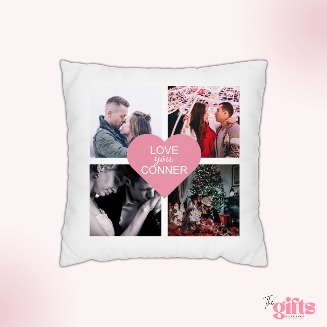 Love you Conner pillow with photos
